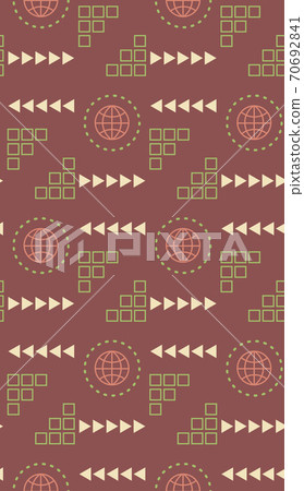 Seamless geometric pattern with the image of internet connections, connections, transmission, communication of people. Vector design for web banner, business presentation, brand package, fabric, print 70692841