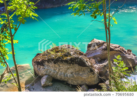 Stones on river 70695680