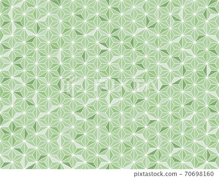 Background material of hemp leaf_Seamless pattern of Japanese pattern_Illustration Background material of hemp leaf_Seamless pattern of Japanese pattern_Illustration 70698160