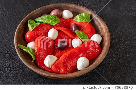 Baked bell peppers 70698870