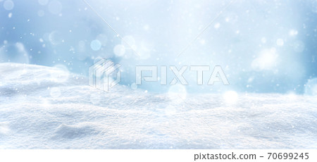 Christmas snow background with snow drifts. 70699245