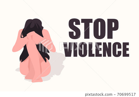 scared terrified woman crying stop violence and aggression concept full length scared terrified woman crying stop violence and aggression concept full length 70699517
