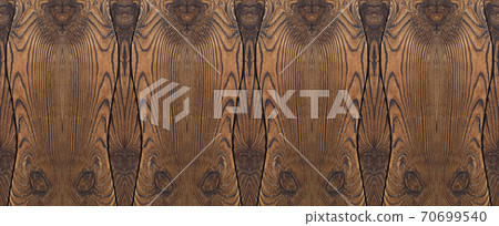 Burnt wooden background. Brown natural banner template. 70699540