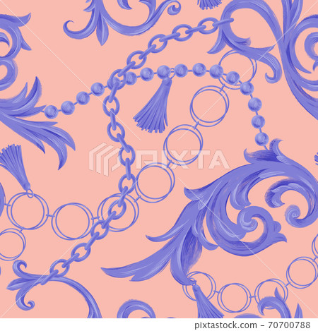 Baroque style seamless pattern Baroque style seamless pattern 70700788