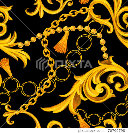 Baroque style seamless pattern 70700798