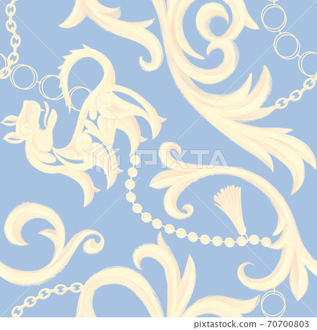 Baroque style seamless pattern Baroque style seamless pattern 70700803