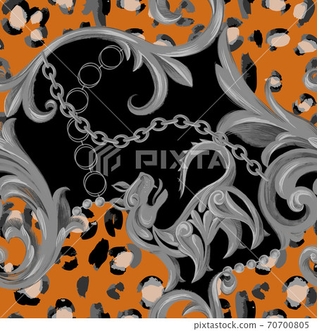 Baroque style seamless pattern Baroque style seamless pattern 70700805