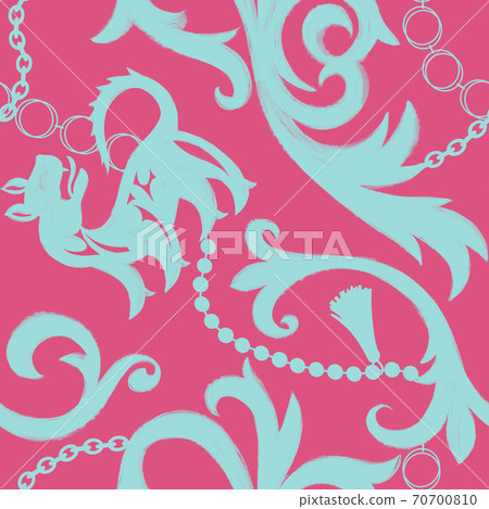 Baroque style seamless pattern Baroque style seamless pattern 70700810
