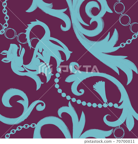 Baroque style seamless pattern Baroque style seamless pattern 70700811