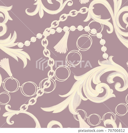 Baroque style seamless pattern Baroque style seamless pattern 70700812