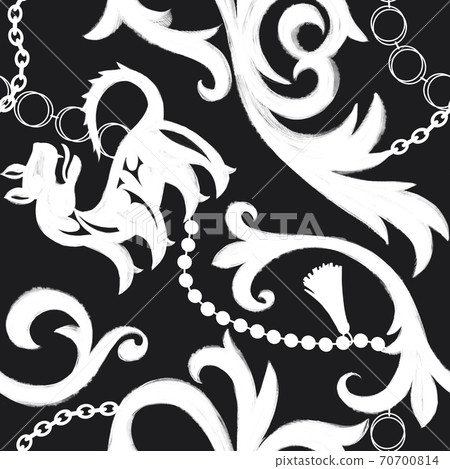 Baroque style seamless pattern Baroque style seamless pattern 70700814