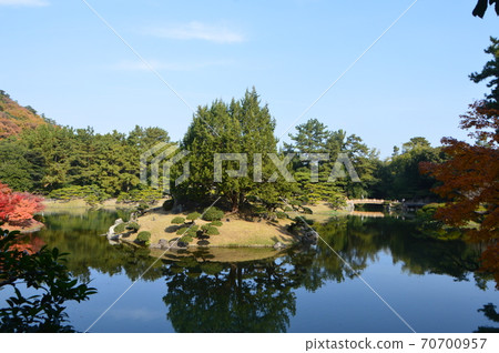 Lake (tokensyo), Minamiko (Kuribayashi Park / Takamatsu City, Kagawa Prefecture) 70700957