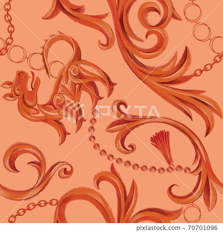 Baroque background Baroque background 70701096