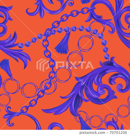 Baroque style background Baroque style background 70701208