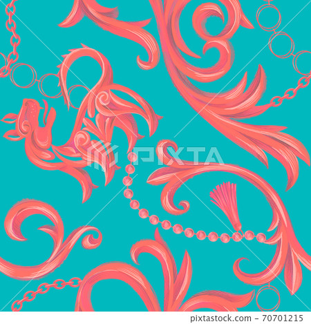 Baroque style background Baroque style background 70701215