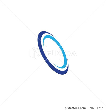Circle ring logo and symbol vector image 70701744
