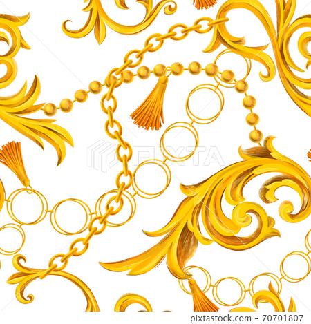 Vintage Baroque background. Vintage Baroque background. 70701807