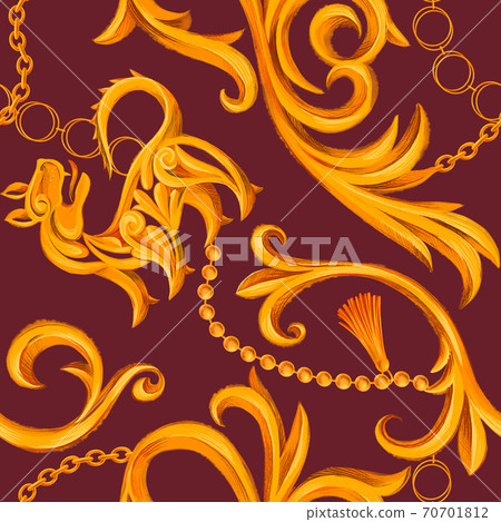 Vintage Baroque background. 70701812