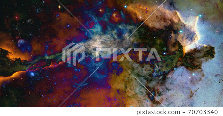 Galaxy cluster. Elements of this image furnished by NASA Galaxy cluster. Elements of this image furnished by NASA 70703340