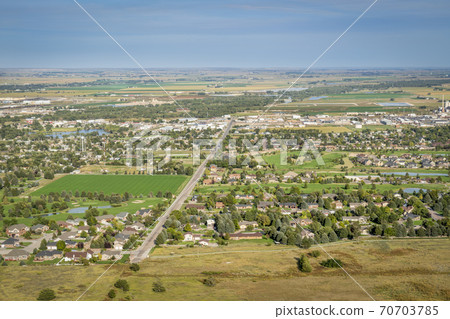 Scottsbluff and North Platte RIver in Nebraska 70703785