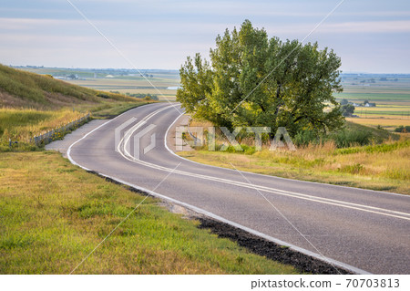 Nebraska highway through Mitchell Pass Nebraska highway through Mitchell Pass 70703813