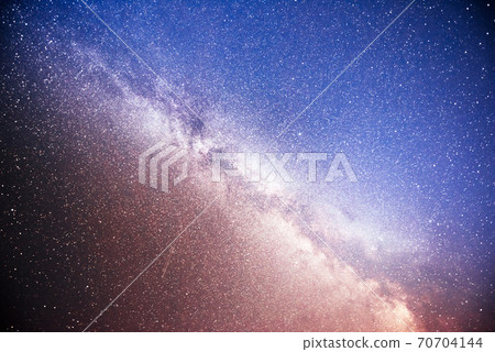 Vibrant night sky with stars and nebula and galaxy. Deep sky astrophoto Vibrant night sky with stars and nebula and galaxy. Deep sky astrophoto 70704144