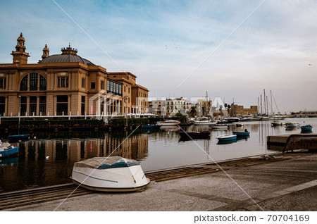 Italian wharf found on a morning walk Italian wharf found on a morning walk 70704169