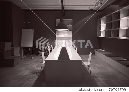 Inside a small business meeting room Inside a small business meeting room 70704709