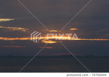 麗水市,Musulmok海灘,兄弟島,日出 麗水市,Musulmok海灘,兄弟島,日出 70708009