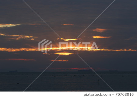麗水市，Musulmok海灘，兄弟島，日出 70708016