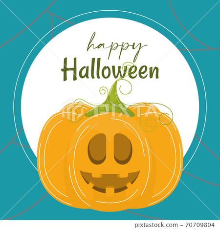 Happy halloween card Happy halloween card 70709804