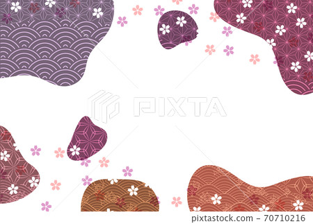 Japanese New Year's card Zodiac background 70710216