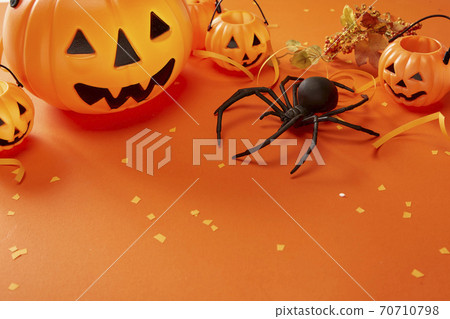 Halloween decoration pumpkin ghost and spider Halloween decoration pumpkin ghost and spider 70710798