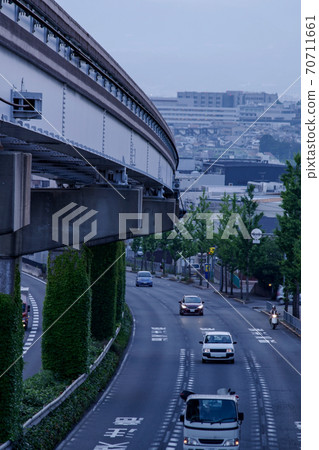 大阪府豐中市正治，縣道2號，黃昏，大阪中央循環路線 70711661