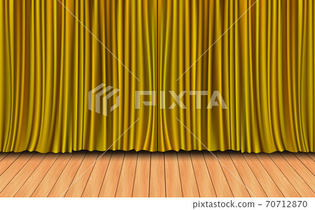 red curtain on the wooden stage in the hall red curtain on the wooden stage in the hall 70712870