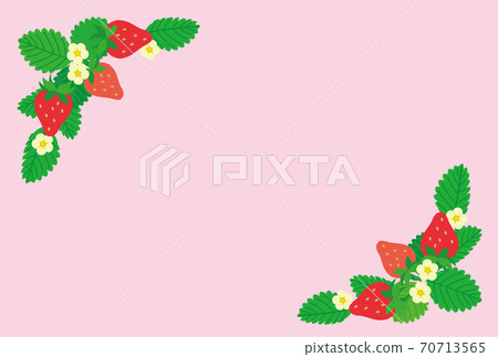 Strawberry frame pink 70713565