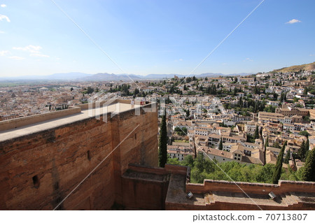 Alcazaba, Albayzin district, Granada, Alhambra Alcazaba, Albayzin district, Granada, Alhambra 70713807