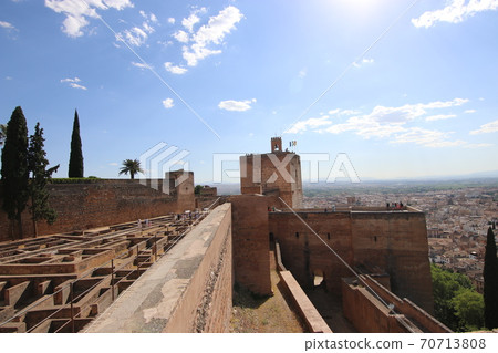 Alcazaba, Albayzin district, Granada, Alhambra Alcazaba, Albayzin district, Granada, Alhambra 70713808