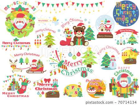 Christmas icon illustration 70714134