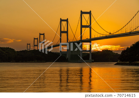 Evening landscape of Seto Evening landscape of Seto 70714615