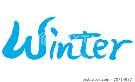 winter Brush character (handwriting) winter winter Brush character (handwriting) winter 70714987