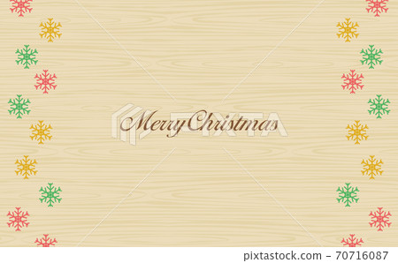 全年活動聖誕節雪晶木紋背景 70716087