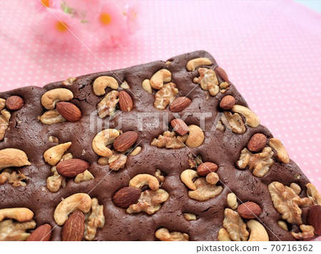 Handmade sweets chocolate brownies Handmade sweets chocolate brownies 70716362