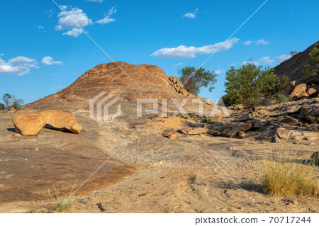 Brandberg mountain landscape, Namibia 70717244