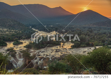 Epupa Falls on the Kunene River in Namibia Epupa Falls on the Kunene River in Namibia 70717255