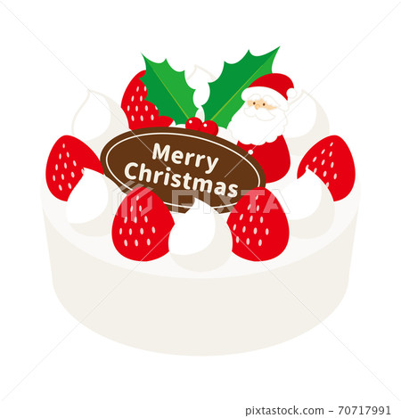 Christmas material vector illustration cake 70717991