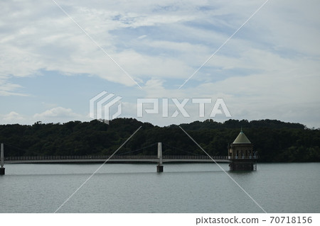 Dam lake intake tower 70718156