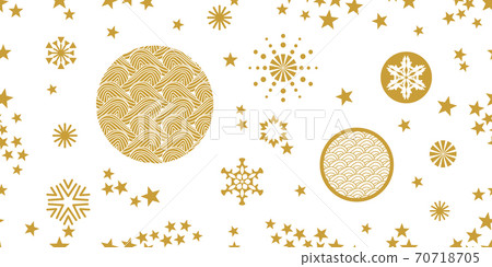 Seamless vector pattern with geometric motifs. Seamless vector pattern with geometric motifs. 70718705