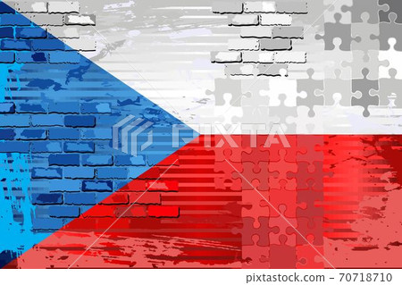 Grunge Abstract flag of the Czech Republic Grunge Abstract flag of the Czech Republic 70718710