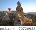 Cappadocia strange stones and balloons 70720982